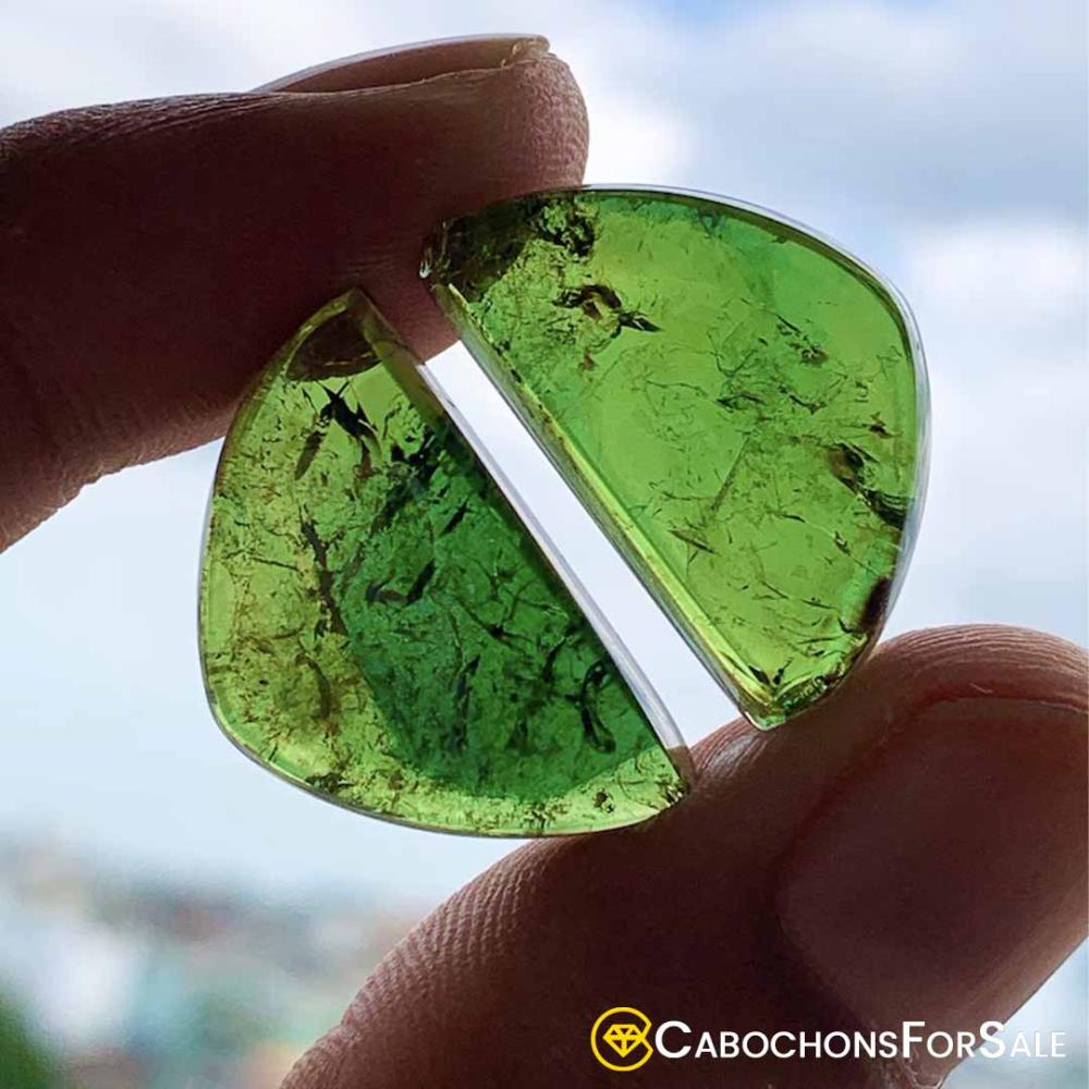 green tourmaline gemstone