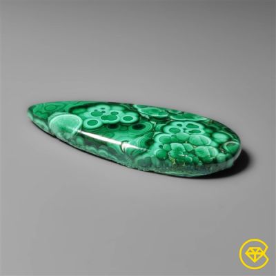 Rare Pattern Botryoidal Malachite Cabochon