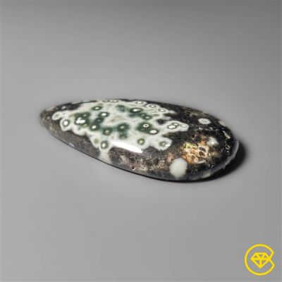 Orbicular Ocean Jasper Cabochon