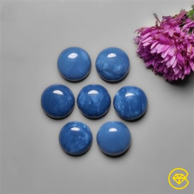 10X10 mm Owyhee Blue Opal Calibrated Cabochons Calibrated Lot