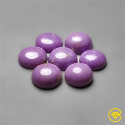 9X9 mm Phosphosiderite Calibrated Cabochons Calibrated Lot