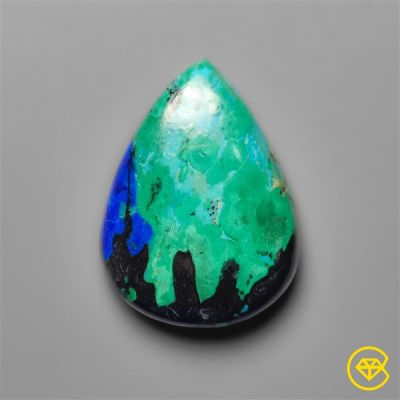 Congo Azurite Malachite Cabochon