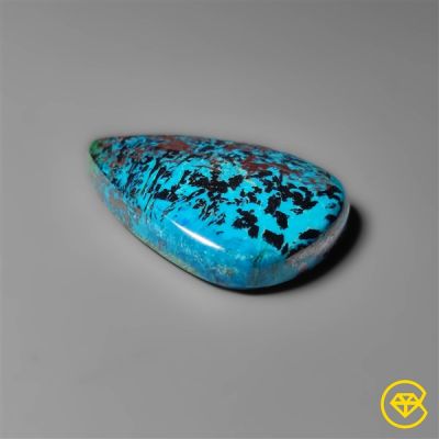 Chrysocolla Hematite Cabochon