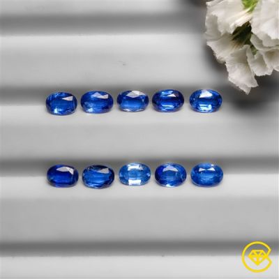 7X5 mm High Grade Faceted Kyanites Calibrated Lot