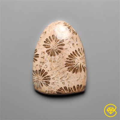 Fossil Coral Cabochon