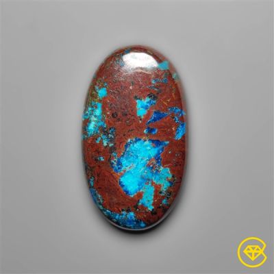 Hematite Chrysocolla Cabochon