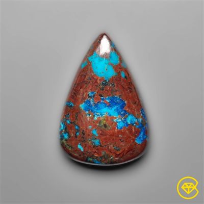 Hematite Chrysocolla Cabochon