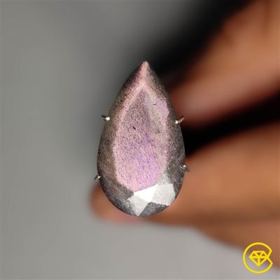 Faceted Purple Labradorite