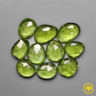 Rose Cut Arizona Peridots Lot