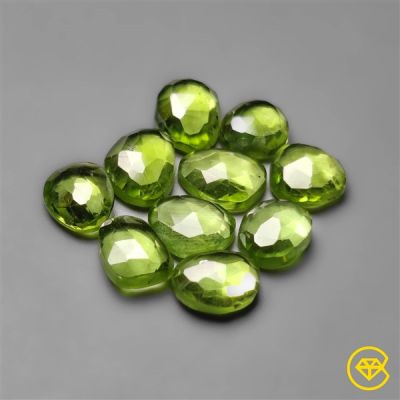 Rose Cut Arizona Peridots Lot