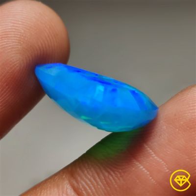 Faceted Ethiopian Black Opal