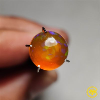 Mexican Fire Opal Cabochon