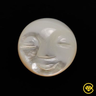 Mother Of Pearl Moonface Carving