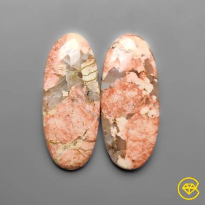 Unakite Jasper Pair