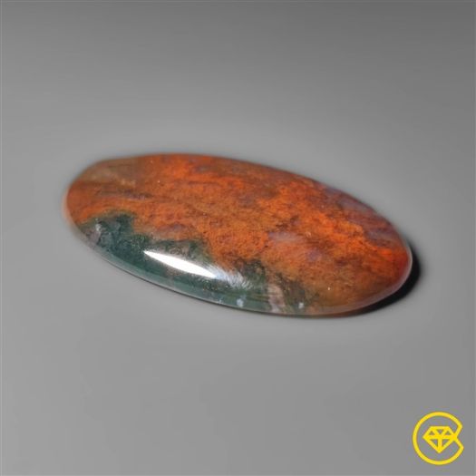 Red Moss Agate Cabochon