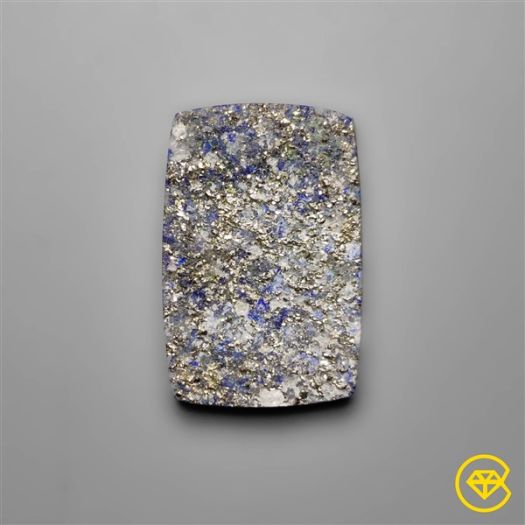 Raw Face Lapis Lazuli With Pyrite Inclusions(Flat Back)