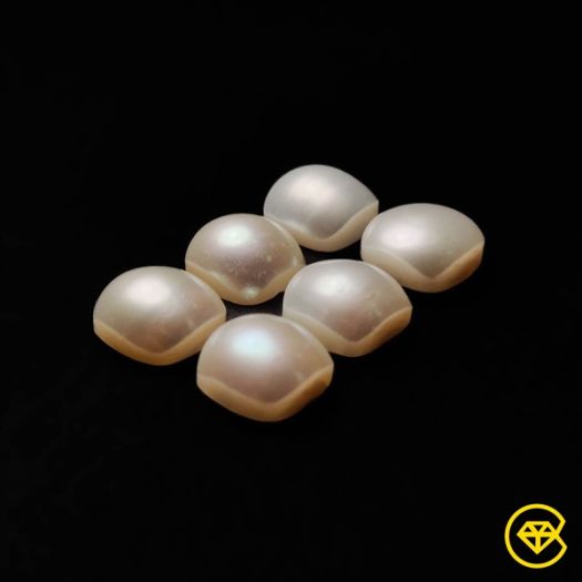 8X8 mm Freshwater Pearls Cushion Calibrated Lot