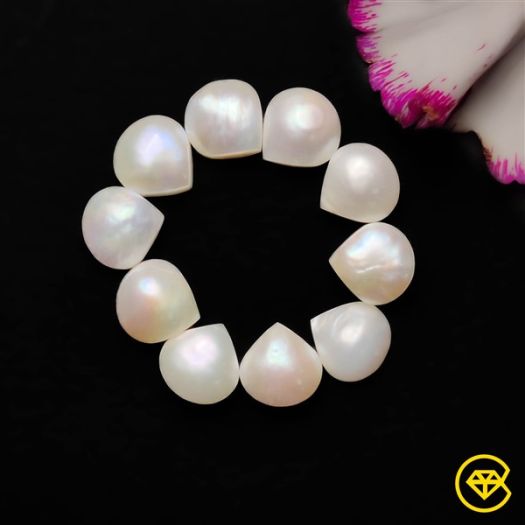 9X9 mm Freshwater Pearls Teardrop Calibrated Lot