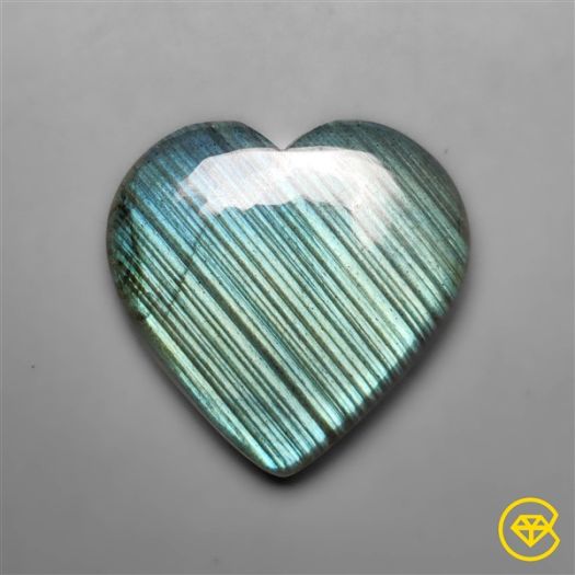 Labradorite Heart Carving