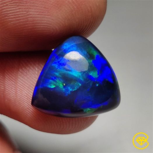 Ethiopian Black Opal Cabochon