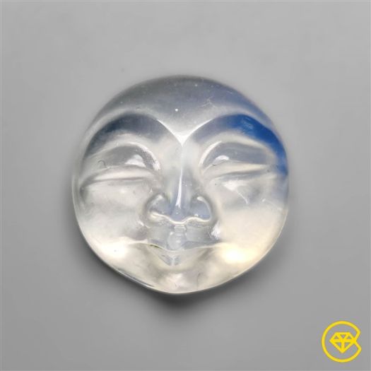 Opalite Moonface Carving
