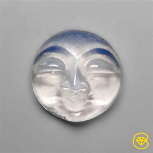 Opalite Moonface Carving