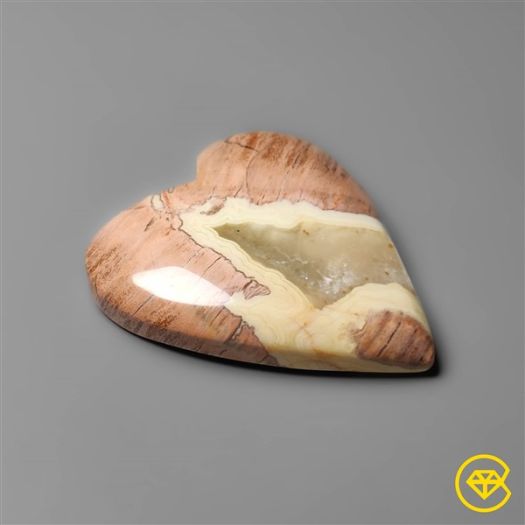 Snakeskin Jasper Heart Carving