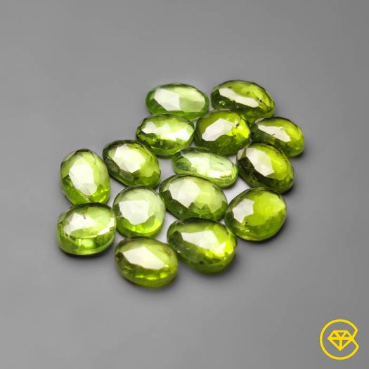 Rose Cut Peridots Lot