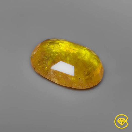 5 Carat Faceted Yellow Sapphire Bangkok 12X9X4 mm From Bangkok