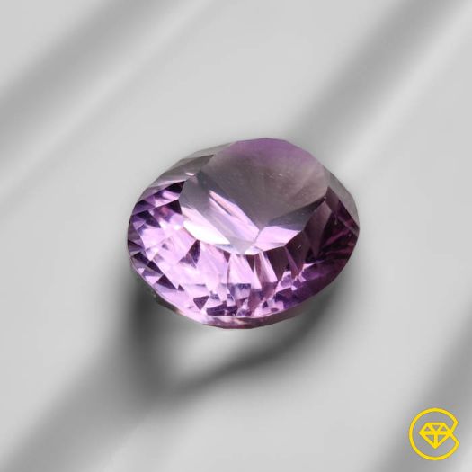 13 ct Concave Cut Faceted Amethyst 18X13X9 mm From Brazil