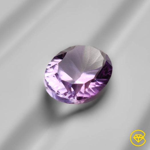 8 ct Concave Cut Faceted Amethyst 15X11X8 mm From Brazil