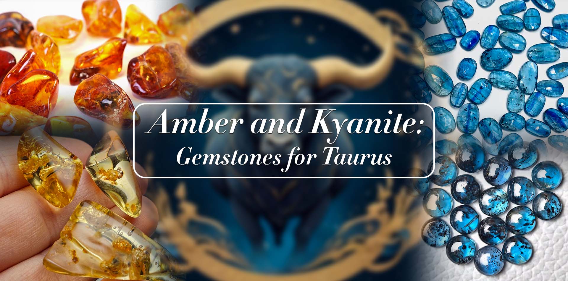 Amber Stone and Kyanite Stone: Gemstones Taurus