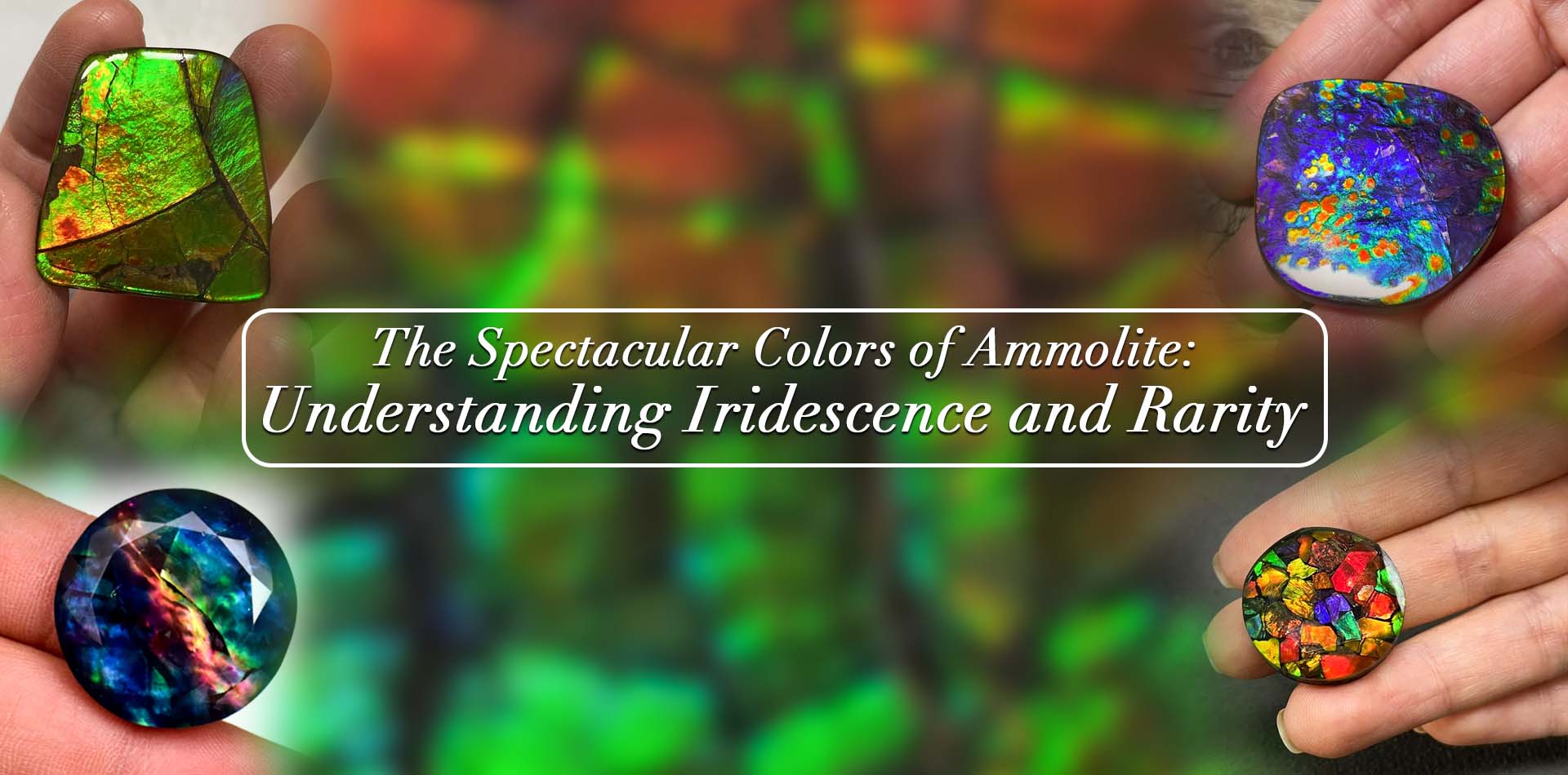 The Spectacular Colors of Ammolite: Understanding Iridescence and Rarity